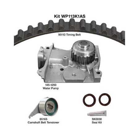 Dayco Water Pump Kit, Wp113K1As WP113K1AS
